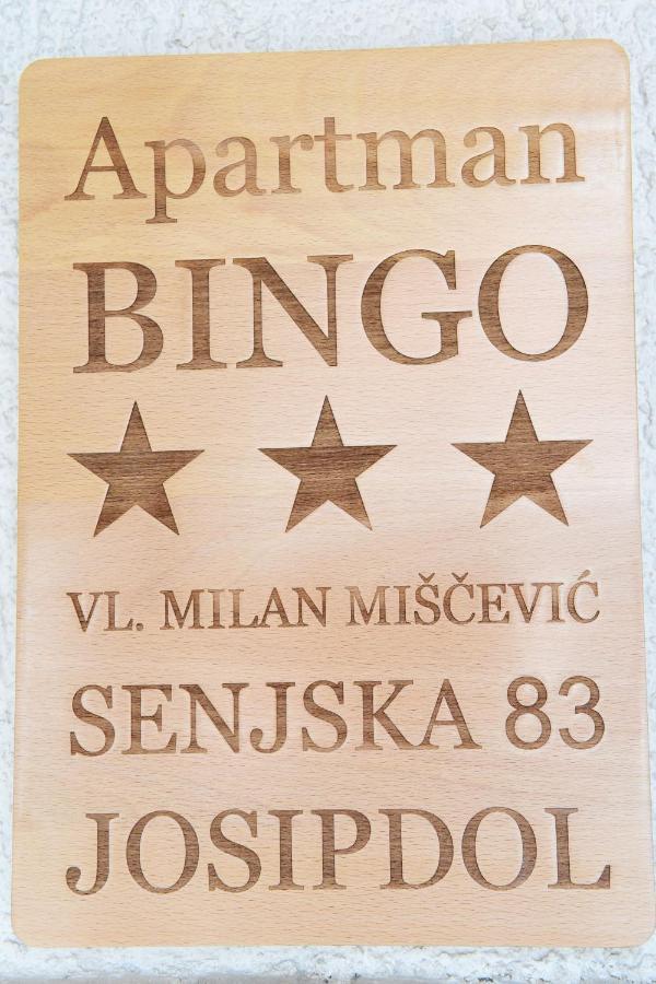 Apartman Bingo Josipdol Ngoại thất bức ảnh